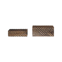 Carved MDF &amp; Mango Wood Nesting Boxes, Set of 2 - Whats New Furniture - Portland, Oregon