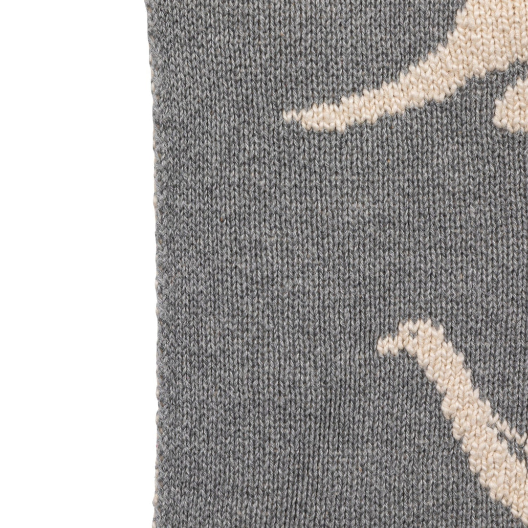 Cotton Knit Baby Blanket with Dinosaurs - Whats New Furniture - Portland, Oregon