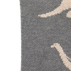 Cotton Knit Baby Blanket with Dinosaurs - Whats New Furniture - Portland, Oregon