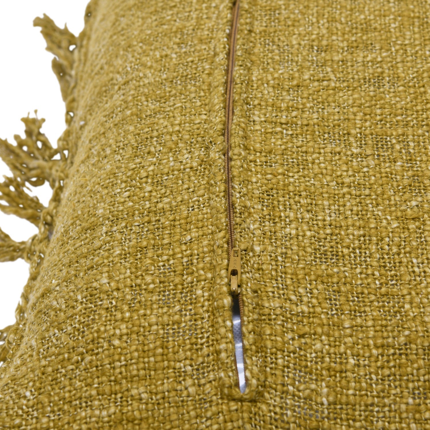 Creative Co-Op Crochet & Fringe Pillow - Thumbnail 4
