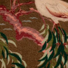 Cotton Velvet Chinoiserie Pillow with Chambray Back, 20" Square print detail - soft goods by Creative Co-Op - Whats New Furniture Portland OR