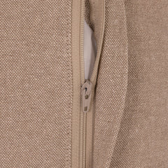 Cotton Velvet Chinoiserie Pillow with Chambray Back, 20" Square zipper detail - soft goods by Creative Co-Op - Whats New Furniture Portland OR