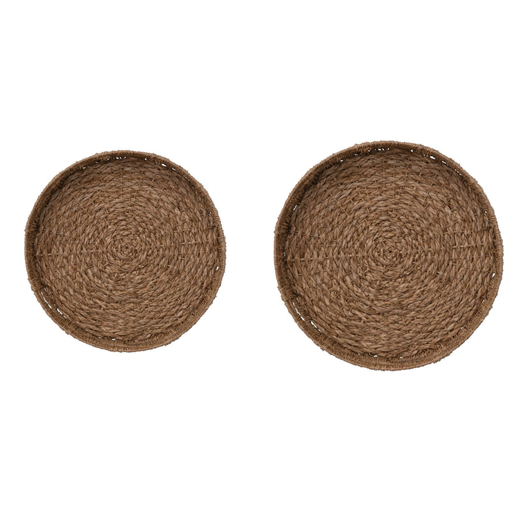 Decorative Hand - Woven Bankuan Trays, Set of 2 - Whats New Furniture - Portland, Oregon