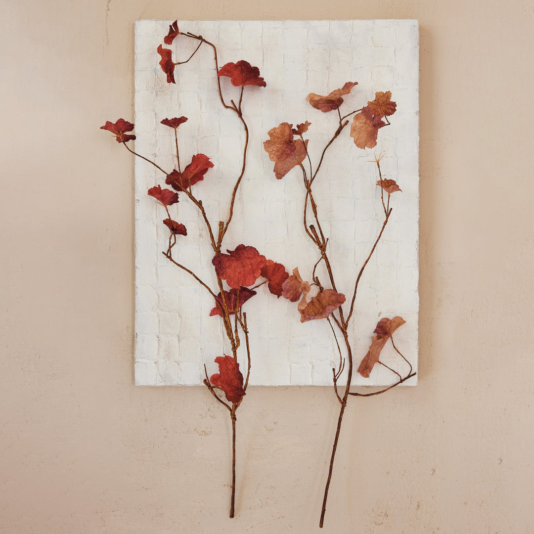 Faux Leaf Branch, 42-1/2"H, 2 Styles styled against a wall - faux plants by Creative Co-Op - Whats New Furniture Portland OR