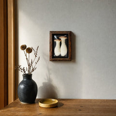 Framed Mushroom Shadow Box Wall Décor, 4 Styles styled in a Portland living room - Whats New Furniture