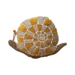 Hand - Woven Fabric Snail Shaped Pillow - Whats New Furniture - Portland, Oregon