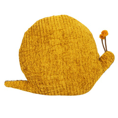 Hand - Woven Fabric Snail Shaped Pillow - Whats New Furniture - Portland, Oregon