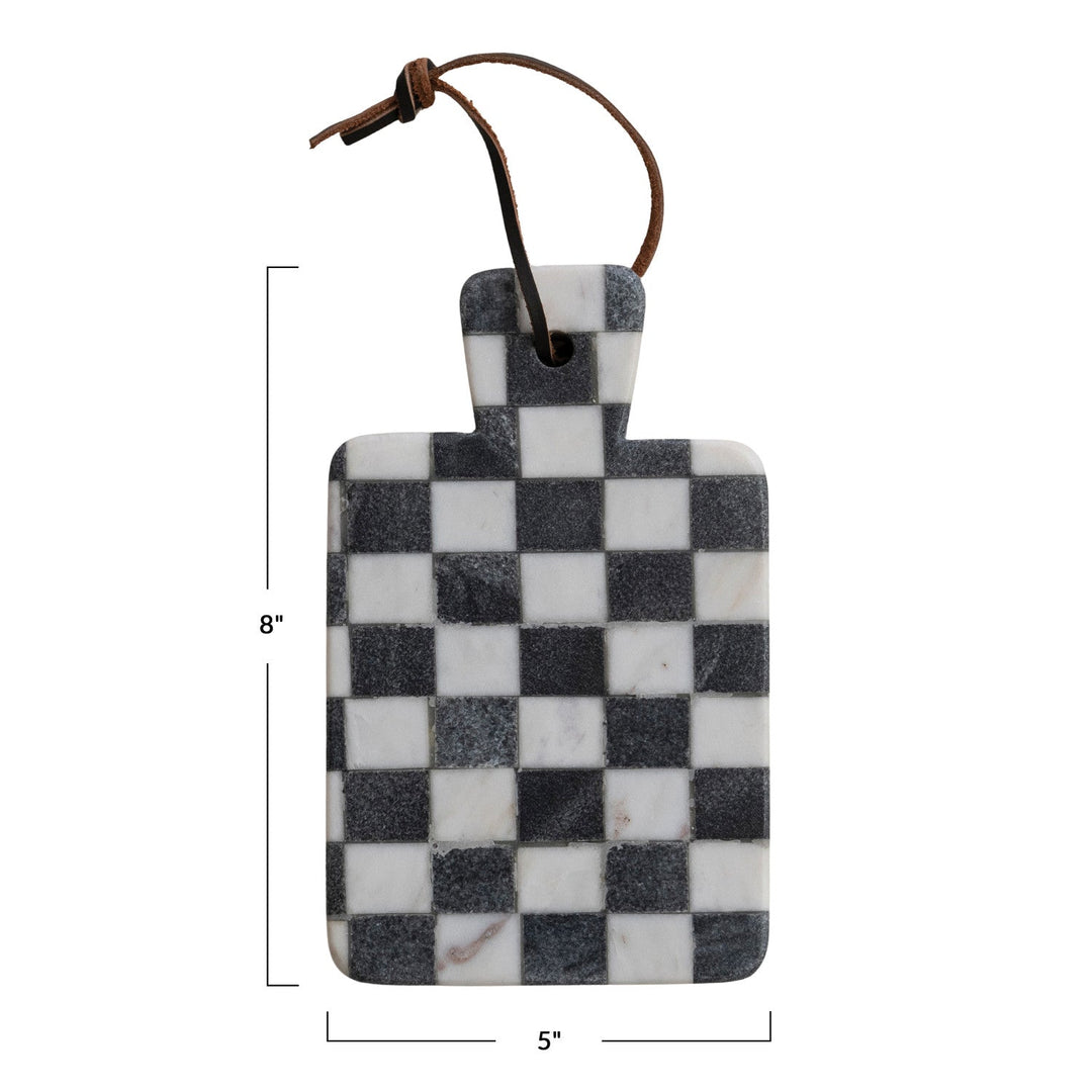 Cheese board dimensions, 8 inches long by 5 inches wide