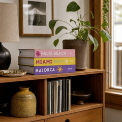 MDF &amp; Canvas Book Storage Boxes, Set of 3 styled in a Portland living room - What&