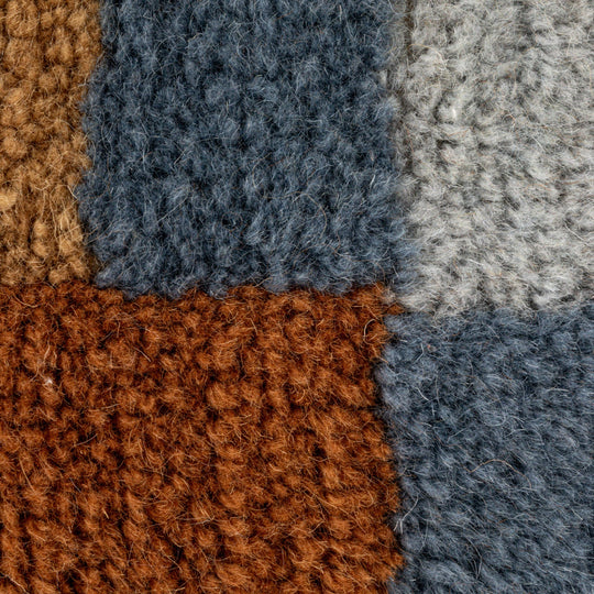 Square New Zealand Wool & Cotton Tufted Pillow - Whats New Furniture - Portland, Oregon