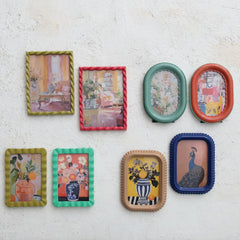 Twisted/Bobbin/Ruffled Photo Frame, 8 Styles (Holds 4x6 &amp; 5x7 Photo)
