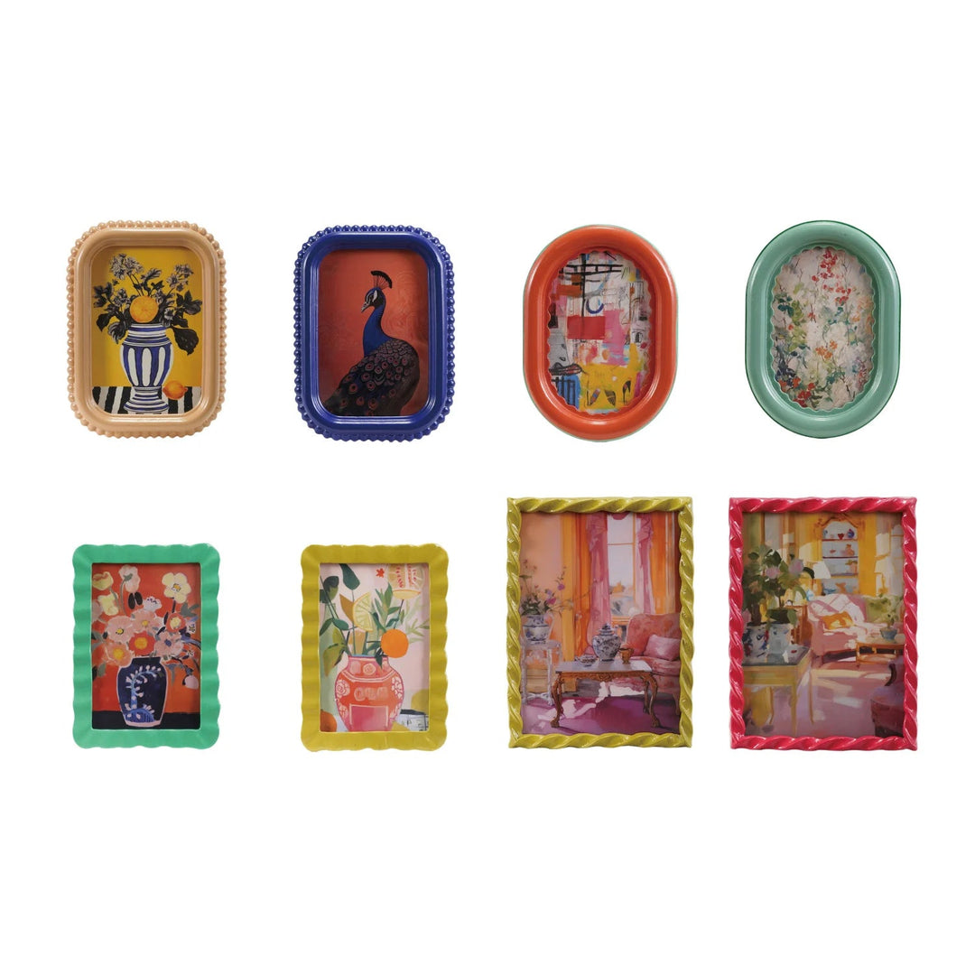 Twisted/Bobbin/Ruffled Photo Frame, 8 Styles (Holds 4x6 & 5x7 Photo)