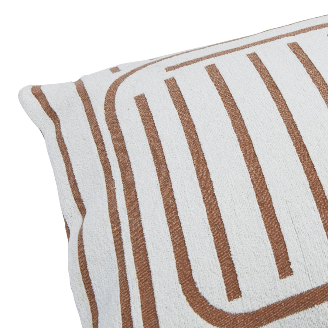Woven Cotton Reversible Pillow w/ Lines - Whats New Furniture - Portland, Oregon