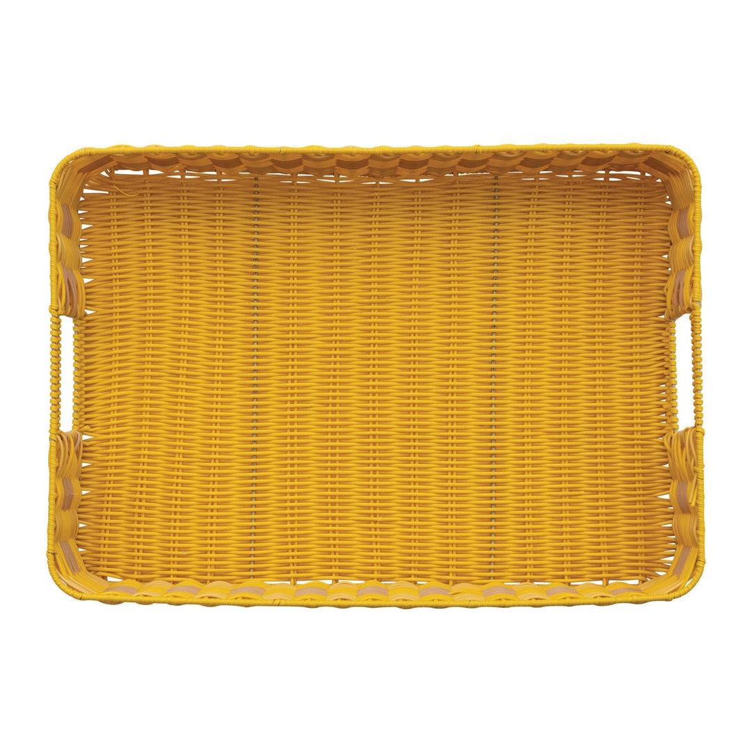 Woven Plastic Tray w/ Handles - Whats New Furniture - Portland, Oregon