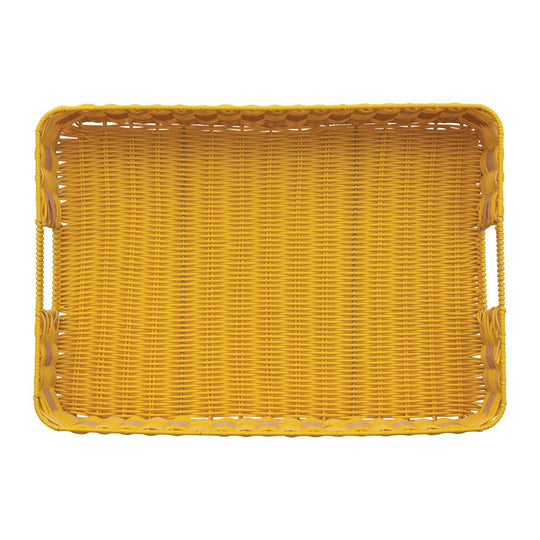 Woven Plastic Tray w/ Handles - Whats New Furniture - Portland, Oregon