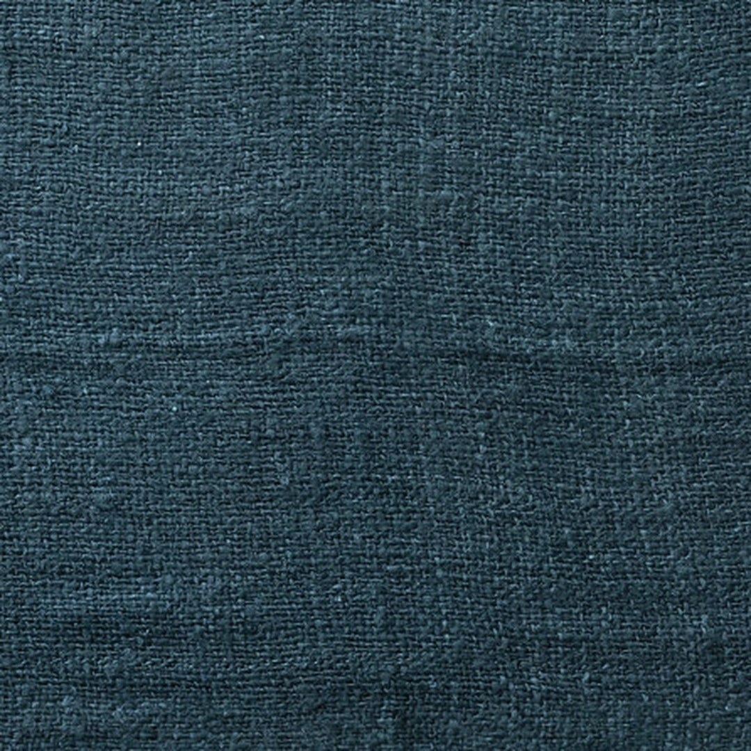 Woven Viscose Throw with Fringe, Navy texture detail close up - throw blanket by Creative Co-Op - Whats New Furniture Portland OR
