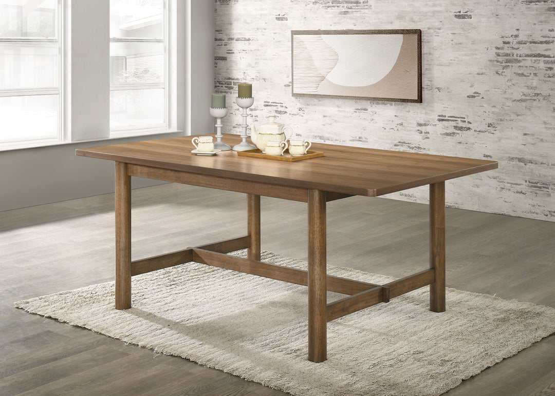 Crestmore 71-inch Rectangular Wood Dining Table Walnut - What&