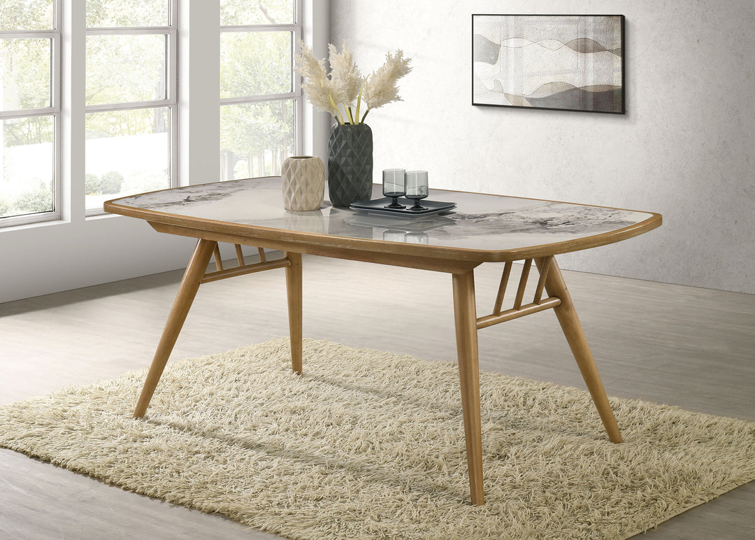 Croyden 73-inch Rectangular Dining Table Weathered Natural - What&