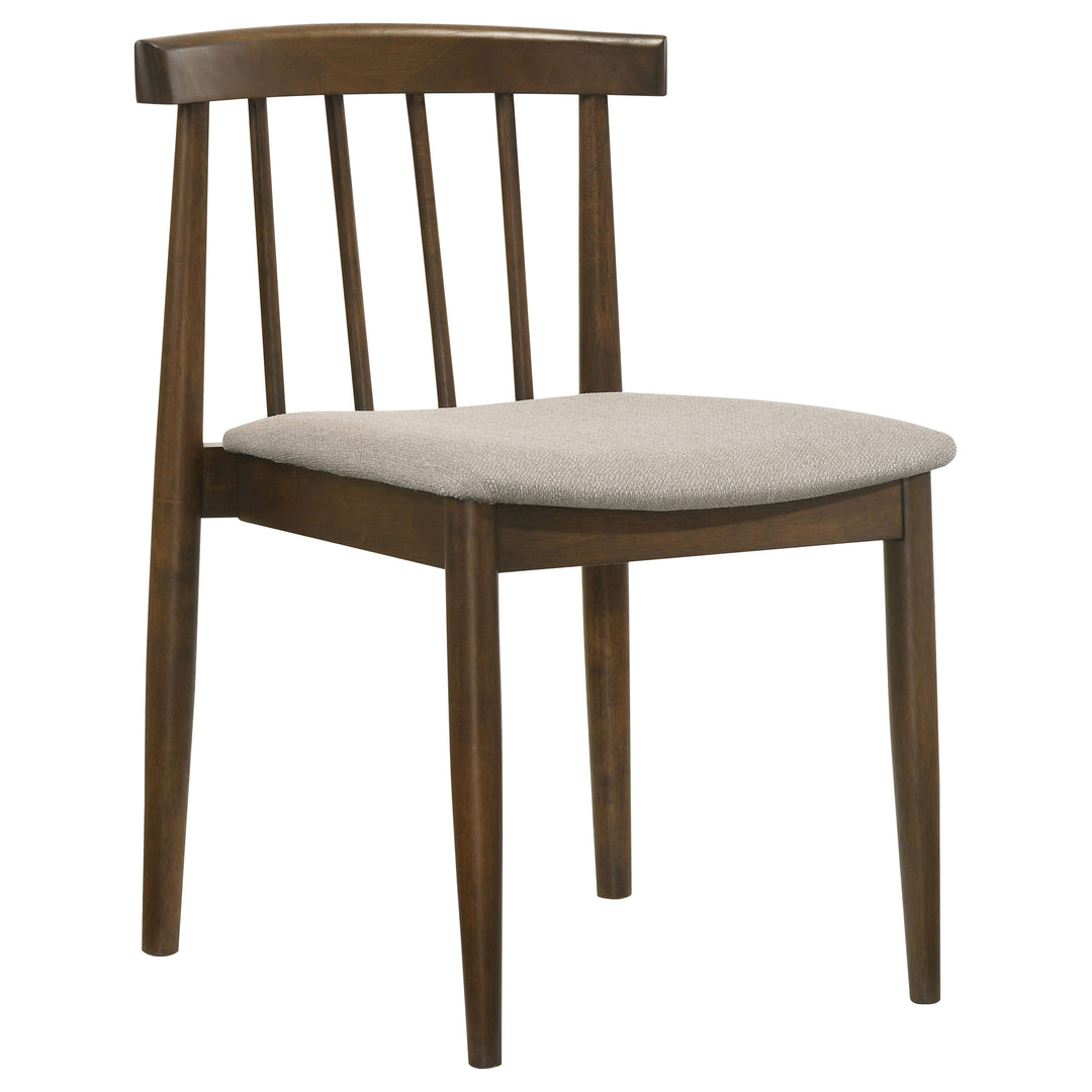 Cullen Dining Side Chair Upholstered Seat Walnut (Set of 2) - What&