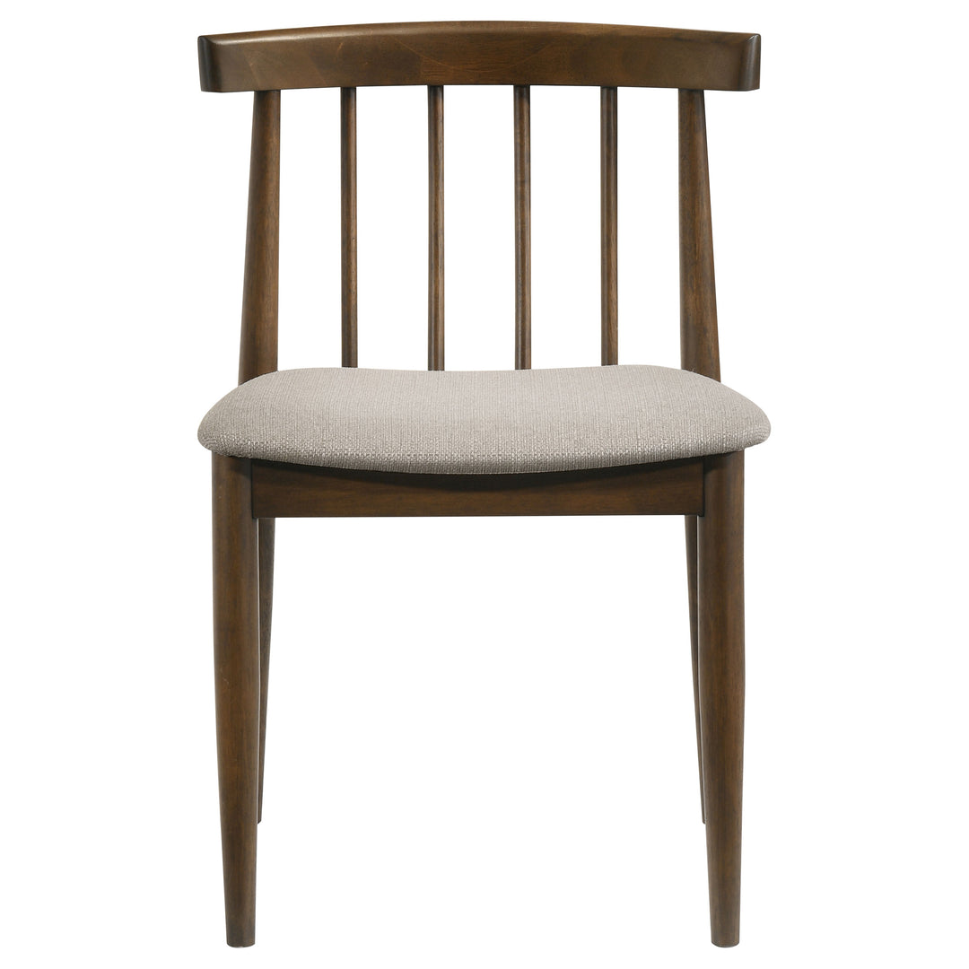 Cullen Dining Side Chair Upholstered Seat Walnut (Set of 2) - What&