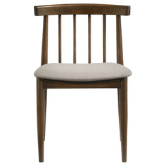 Cullen Dining Side Chair Upholstered Seat Walnut (Set of 2) - What&