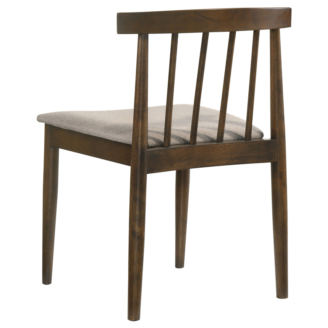 Cullen Dining Side Chair Upholstered Seat Walnut (Set of 2) - What&