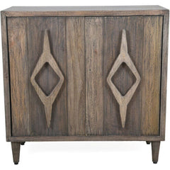 Curtis Cabinet in Natural Mango alternate front view - Natural Mango cabinet by Moe&