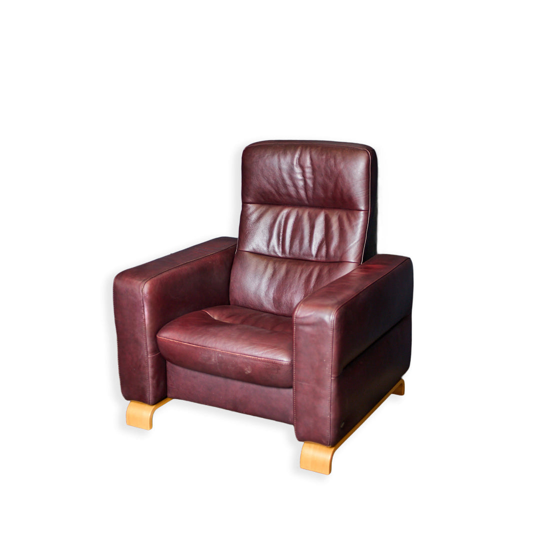 Danish Modern Leather Recliner - Whats New Furniture - Portland, Oregon