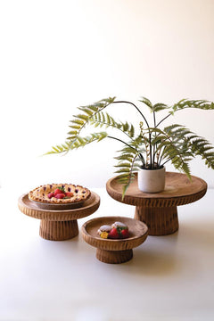 Dark Brown Giant Wood Tray — What&