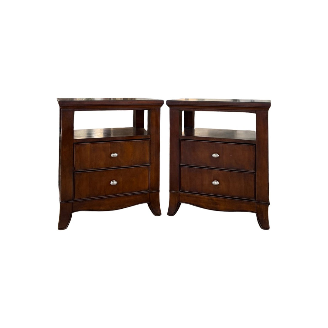 Dark Brown Nightstands (Set) - view 3