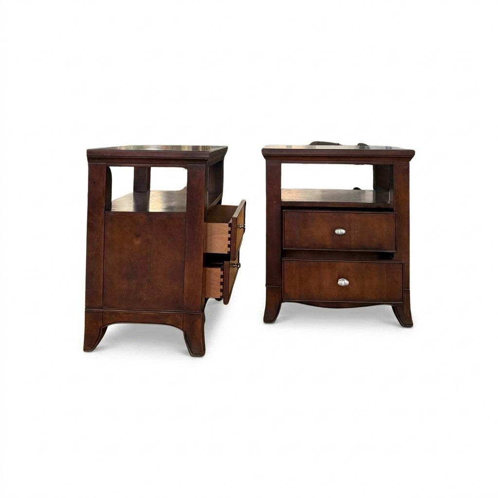 Dark Brown Nightstands (Set) - view 4
