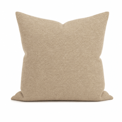 Beckett Fawn Chenille Throw Pillow front view by Decor Fifty-Five - Whats New Furniture Portland OR
