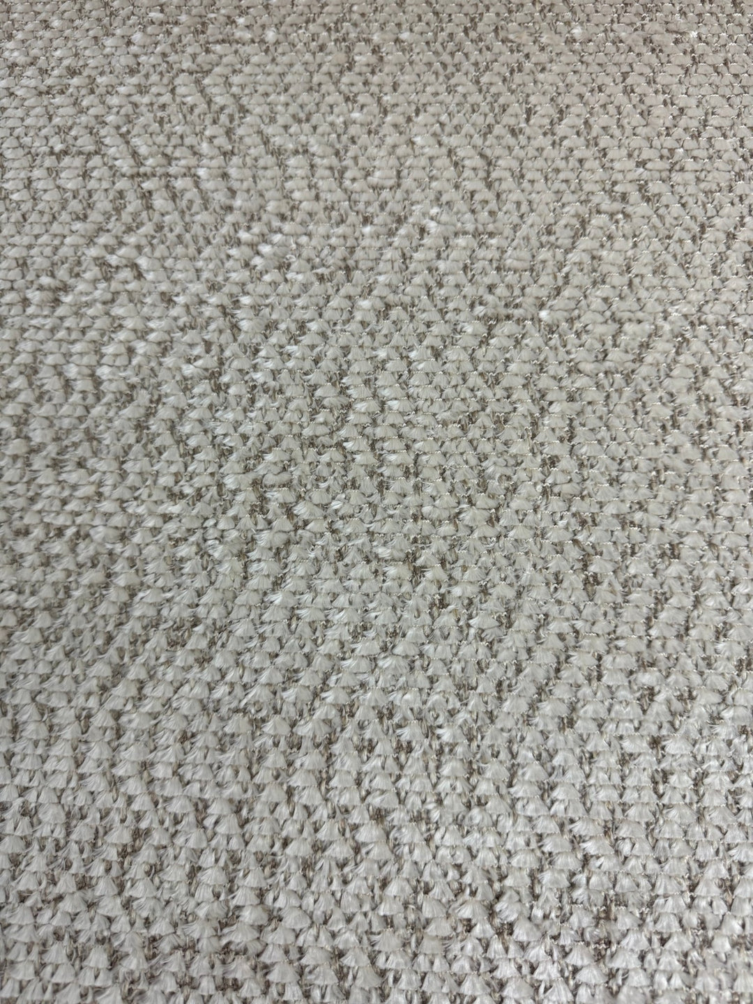 Nubby Sandstone Textured Throw Pillow fabric close-up by Decor Fifty-Five - Whats New Furniture Portland OR