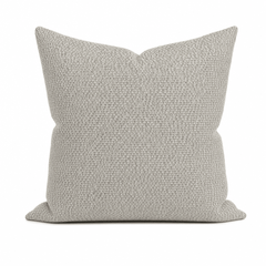 Nubby Sandstone Textured Throw Pillow front view by Decor Fifty-Five - Whats New Furniture Portland OR