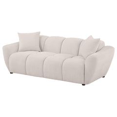 Destino Chenille Upholstered Splayed Arm Sofa Greige - What&