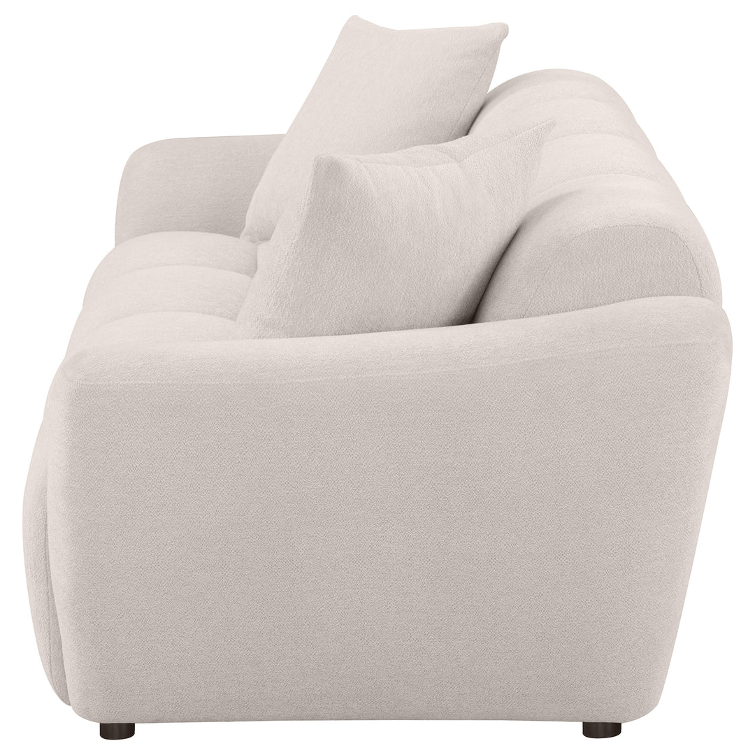 Destino Chenille Upholstered Splayed Arm Sofa Greige - What&