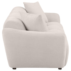 Destino Chenille Upholstered Splayed Arm Sofa Greige - What&