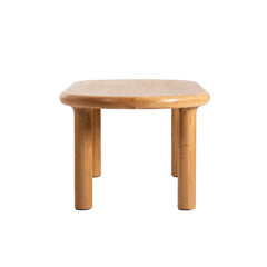 Destiny Oval Dining Table in Natural Oak side view - oval oak dining table by LH Imports - Whats New Furniture Portland OR