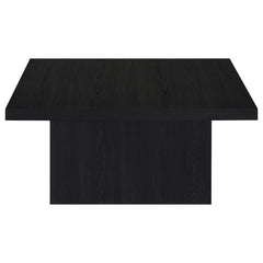 Devar Square Engineered Wood Cocktail Coffee Table Black - What&