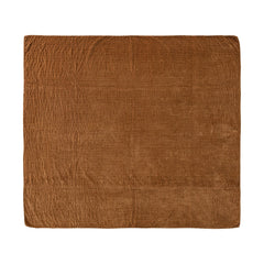 60"L x 50"W Cotton Velvet Throw with Hand-Embroidered Kantha Stitch