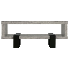 Dinard Engineered Wood Cocktail Coffee Table Grey Driftwood - What&