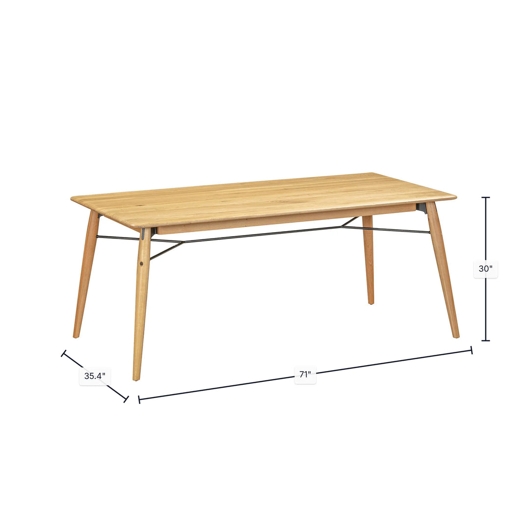 Distillery Dining Table detail view 9 - Whats New Furniture - Portland, Oregon