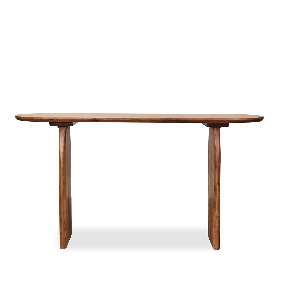 Domingo Console in Brown - wood console table by LH Imports - Whats New Furniture Portland OR