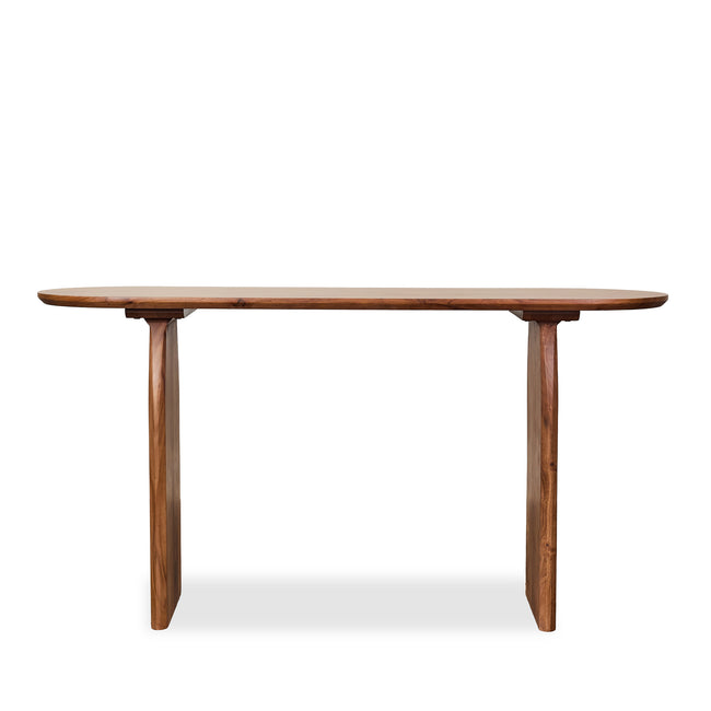 Domingo Console in Brown - wood console table by LH Imports - Whats New Furniture Portland OR