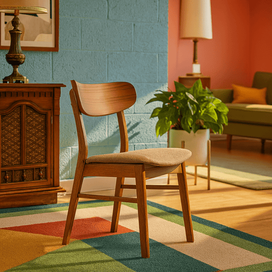 Dortch Dining Side Chair upholstered seat detail - Whats New Furniture Portland OR