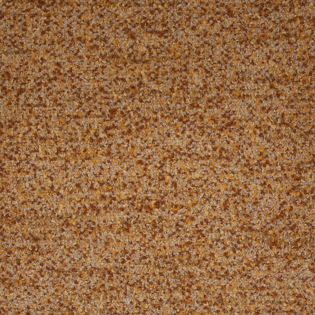 Ercilia Swivel Chair in Ginger bouclé fabric detail studio view - bouclé swivel chair by Dovetail - Whats New Furniture Portland OR