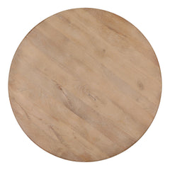 Meylin Coffee Table - Light Natural Mango Wood overhead view - Coffee Tables by Dovetail - Whats New Furniture Portland OR