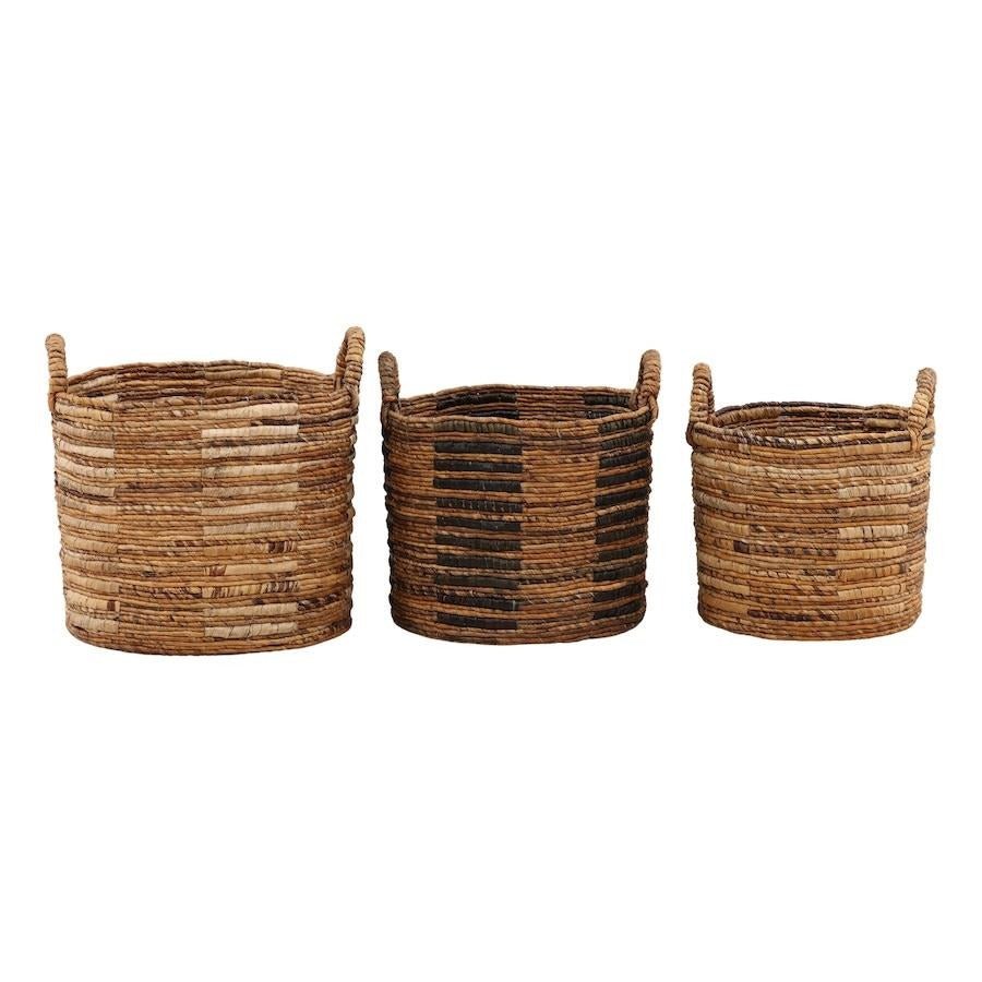 Rook Basket Set of 3 Natural by Dovetail - product view
