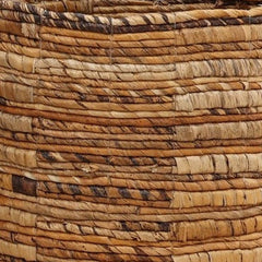 Rook Basket, Small banana leaf and raffia weave detail - Whats New Furniture Portland OR