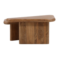 Sansa Coffee Table Set of 2 - Brown Mango Wood back view - Coffee Tables by Dovetail - Whats New Furniture Portland OR